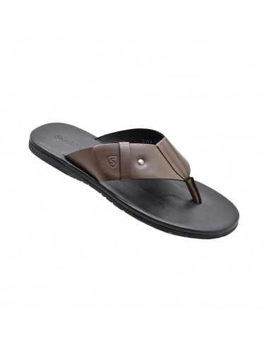 chinelo masculino couro