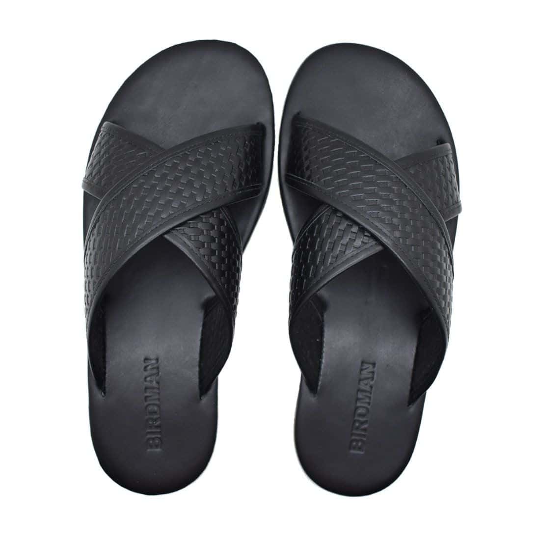 Sandália Masculina Couro Sevilla  Preto — vista principal, sandália masculina em couro Stock Sandals