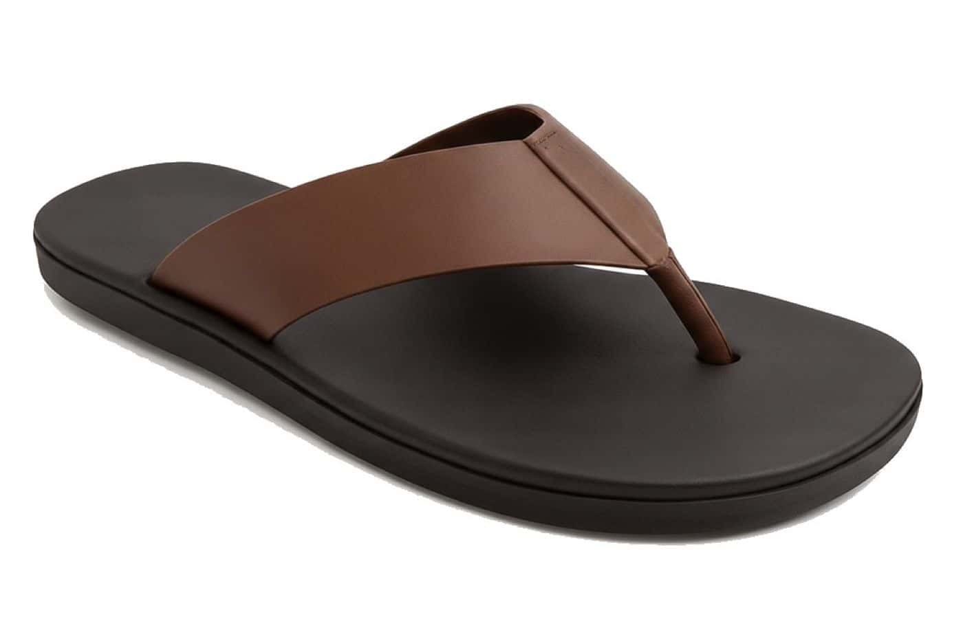 Chinelo em Couro Zion — vista principal, sandália masculina em couro Stock Sandals