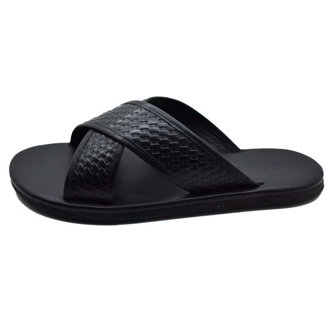Sandália Masculina Couro Sevilla  Preto — detalhe 5, sandália masculina em couro Stock Sandals