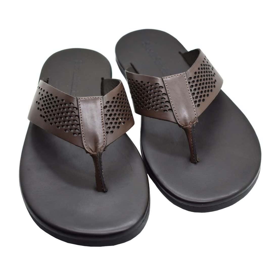 Chinelo Masculino Couro Dubai — detalhe 3, sandália masculina em couro Stock Sandals
