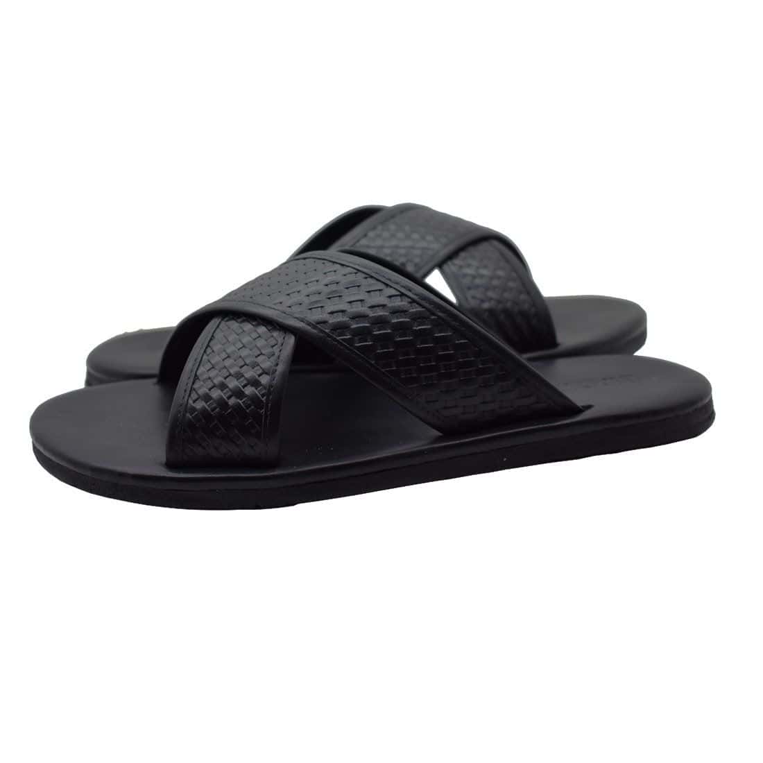 Sandália Masculina Couro Sevilla  Preto — detalhe 4, sandália masculina em couro Stock Sandals