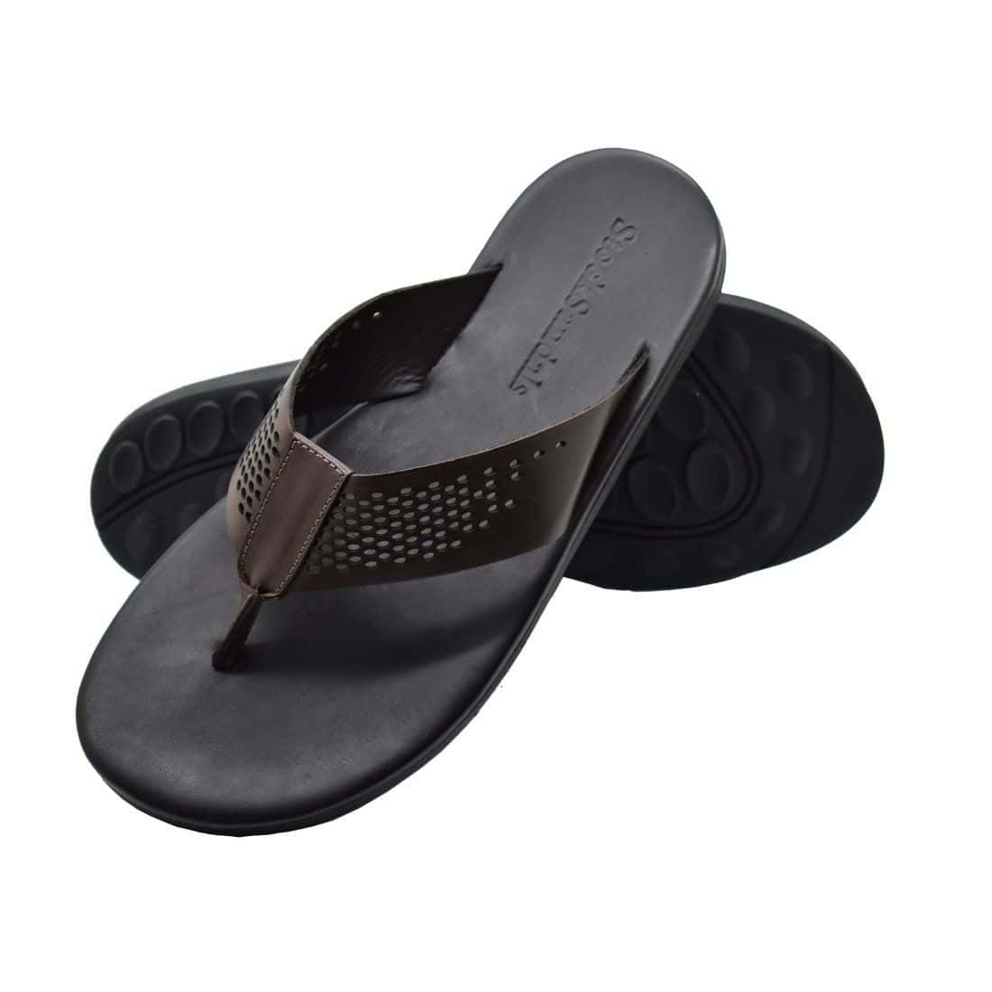 Chinelo Masculino Couro Dubai — detalhe 5, sandália masculina em couro Stock Sandals
