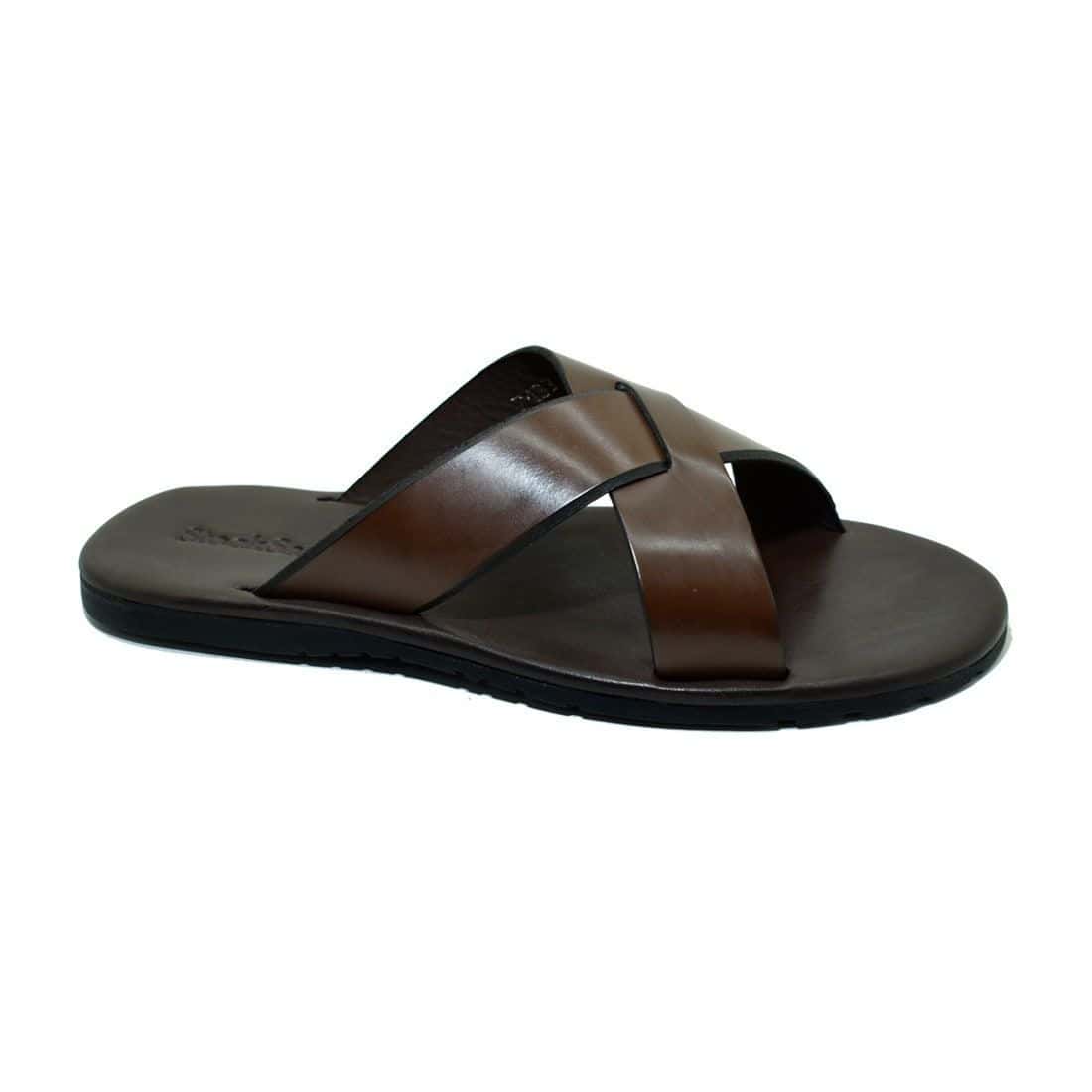 Sandália de Couro Valley Café — detalhe 1, sandália masculina em couro Stock Sandals