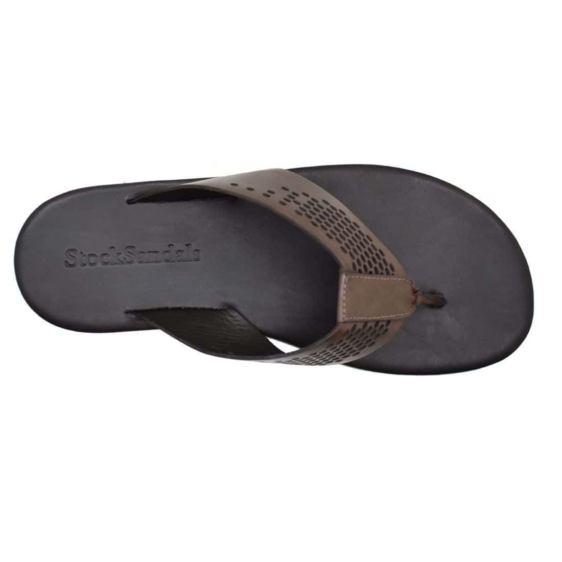Chinelo Masculino Couro Dubai — detalhe 2, sandália masculina em couro Stock Sandals