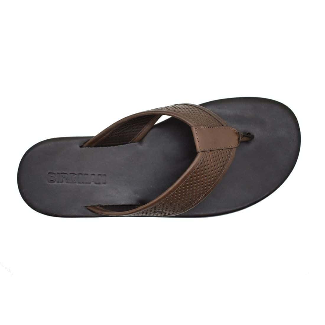 Chinelo Masculino Couro El Paso Café — detalhe 1, sandália masculina em couro Stock Sandals