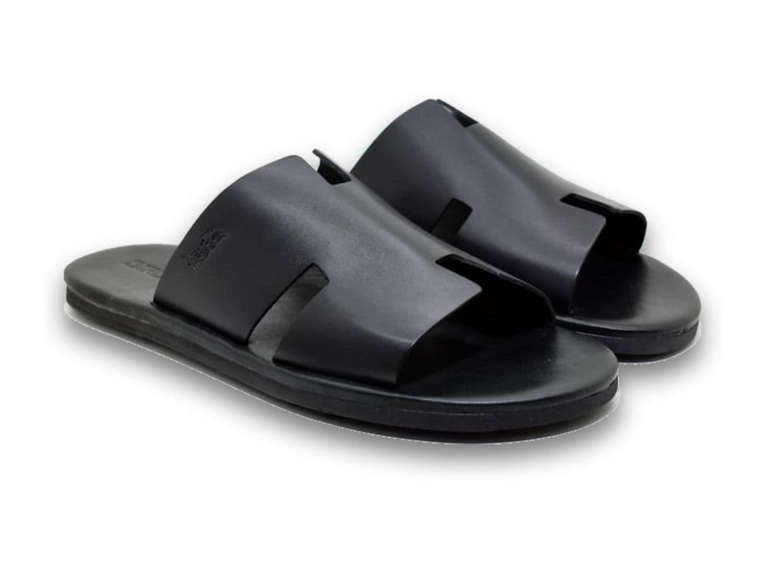 Sandália Santorini Preta — sandalia masculina Stock Sandals