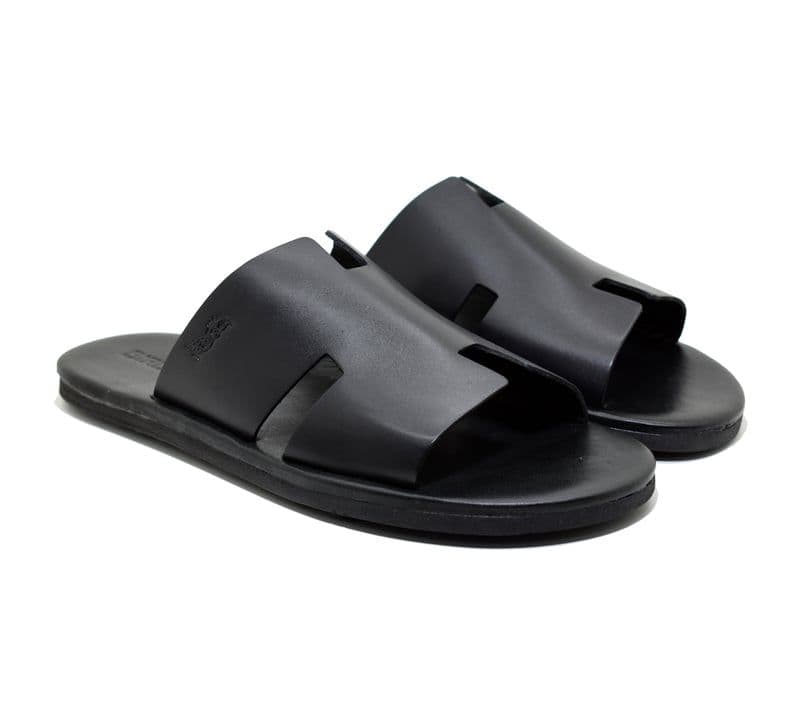 Sandália Santorini Preta — sandalia masculina Stock Sandals