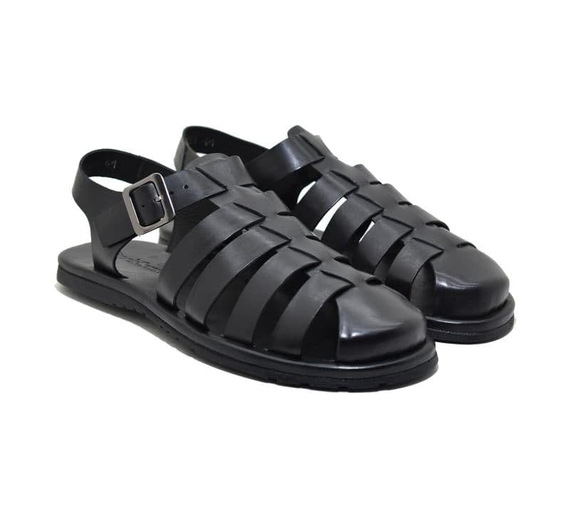 Sandália Masculina Kamino em Couro — vista principal, sandália masculina Stock Sandals