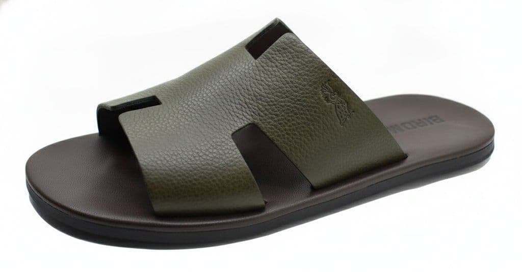 Sandália Santorini Verde Militar — Stock Sandals